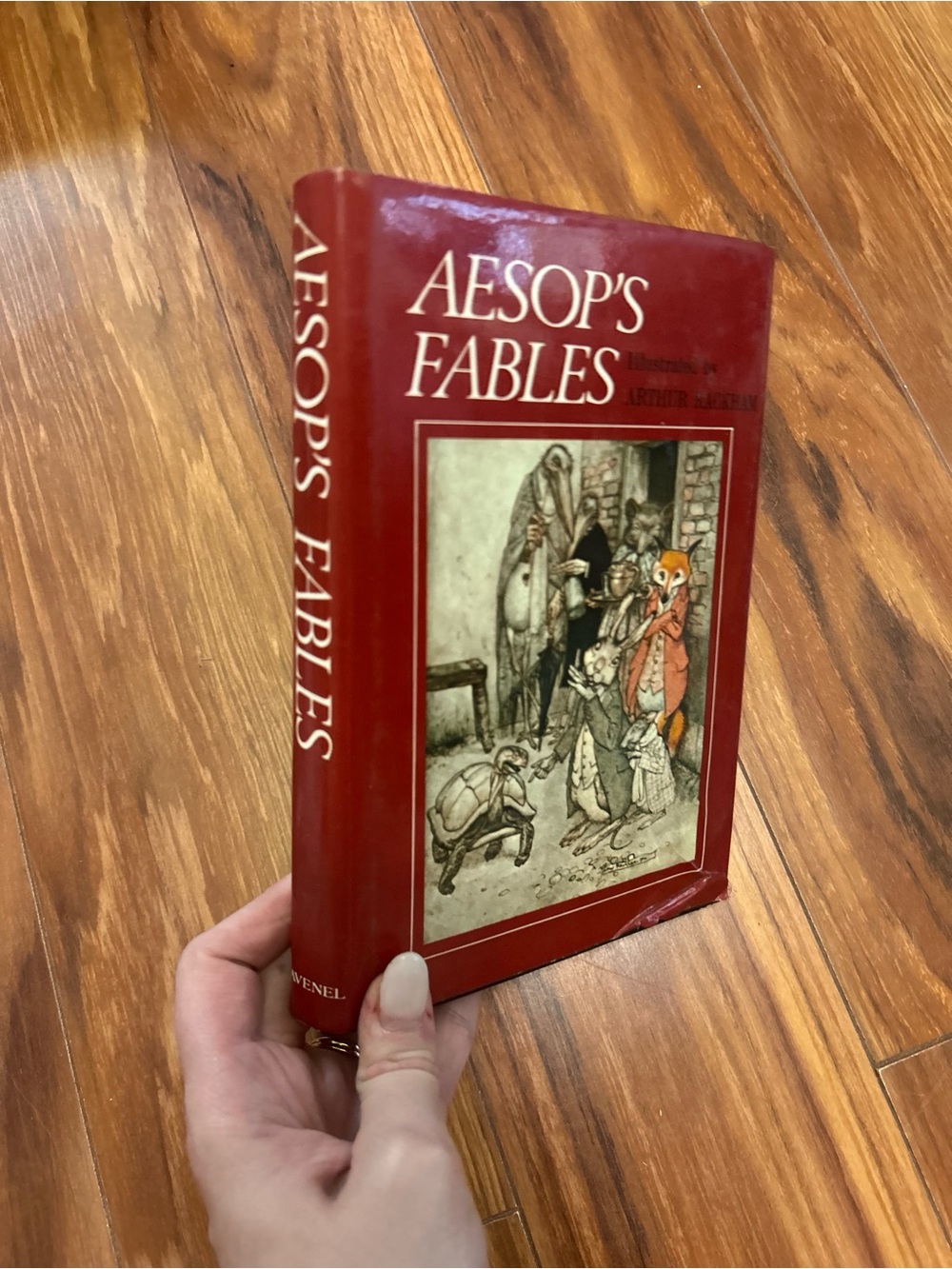 Aesop's Fables Hardcover Book - Red Cover